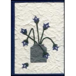 Blue Flowers in Pot