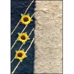 Sunflowers on Blue