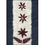 Flowers on Blue and White
