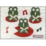 Singing Frogs 'Happy Birthday'