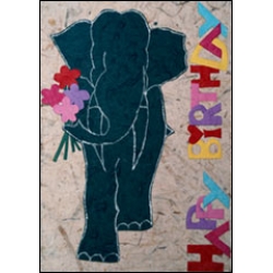 'Happy Birthday' Elephant