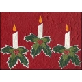 Three Candles Red