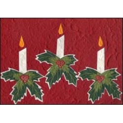 Three Candles Red