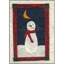 Moonlit Snowman