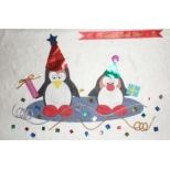 'Happy New Year' Penguins