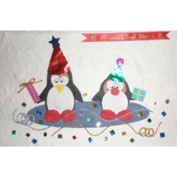 'Happy New Year' Penguins