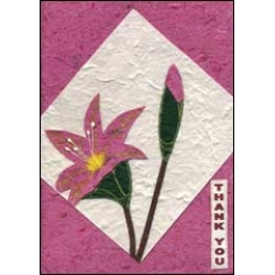 Pink Flower Thank You