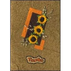 Brown Sunflower Thank You