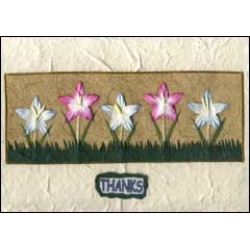 Cream Flowers Thank You