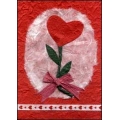 Red Heart Flower