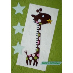 'Happy Birthday' Giraffe