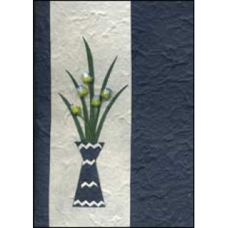 Blue Flowers in Vase