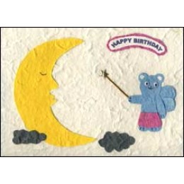 Moon and Fairy 'Happy Birthday'