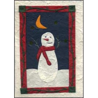 Moonlit Snowman