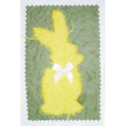 Yellow Bunny with Bow